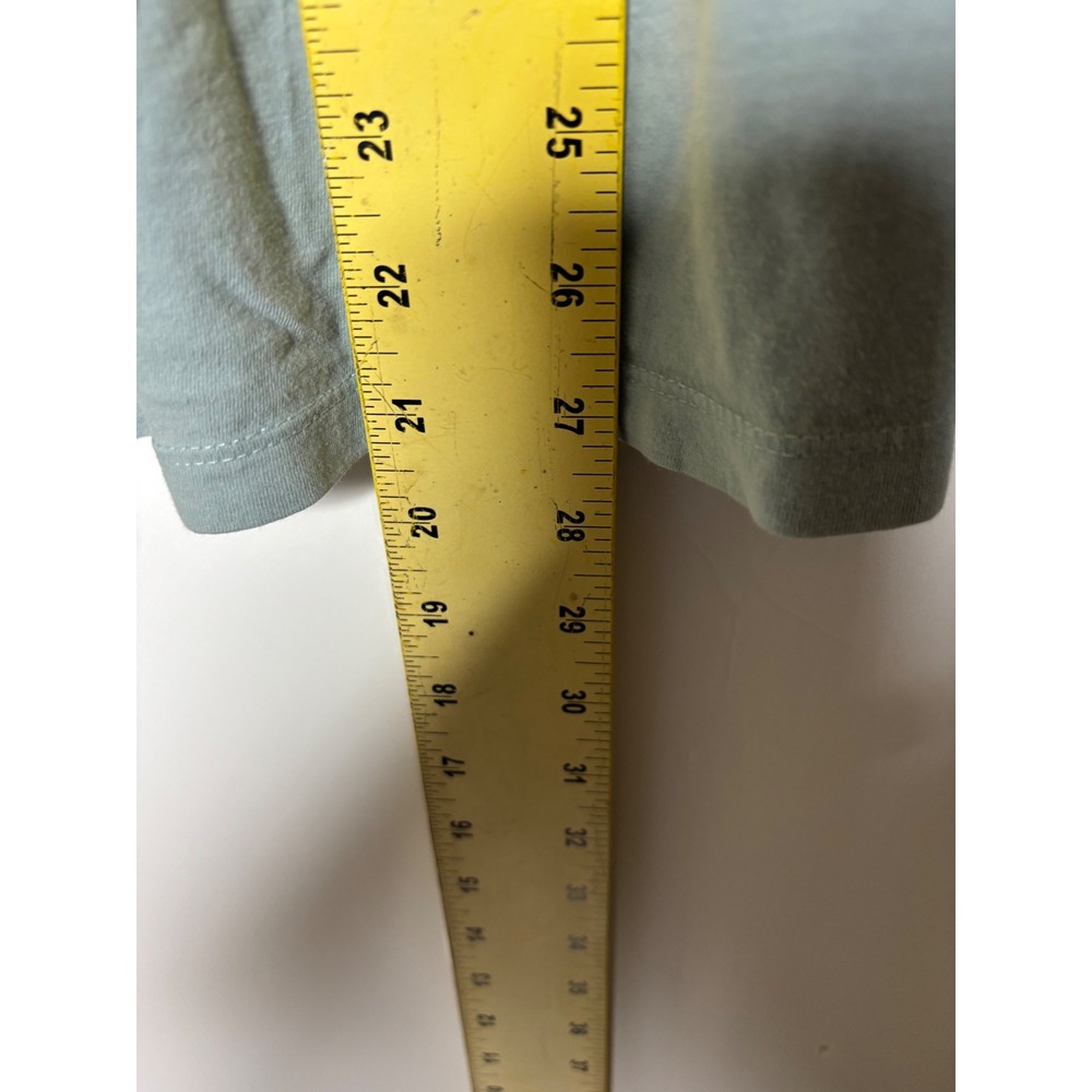 The North Face Mens XL Graphic T-Shirt Sage Green‎ Blue Short Sleeve Logo Tee - Picture 6 of 6